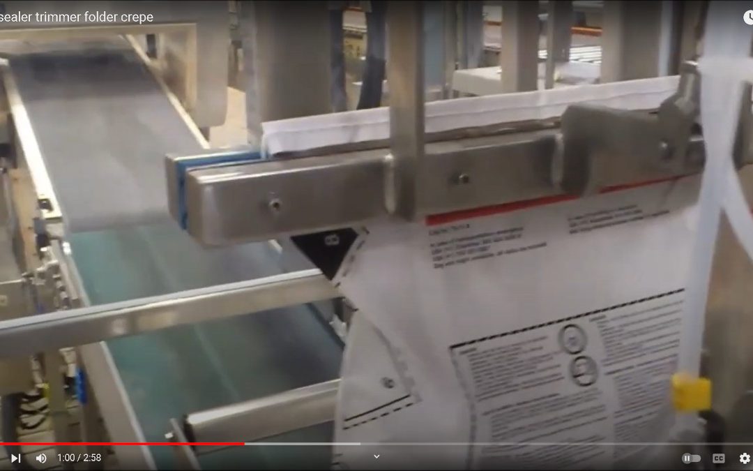 Video – Heat sealer trimmer folder crepe
