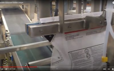 Video – Heat sealer trimmer folder crepe